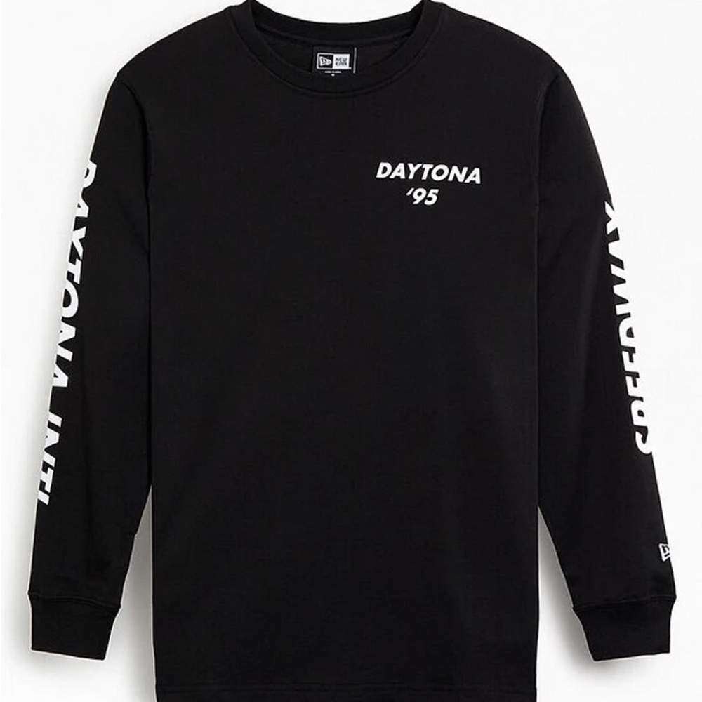 New Era Black Daytona '95 Speedway Long Sleeve Shirt